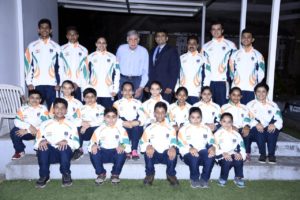 Team India with Shri Ratan Tata